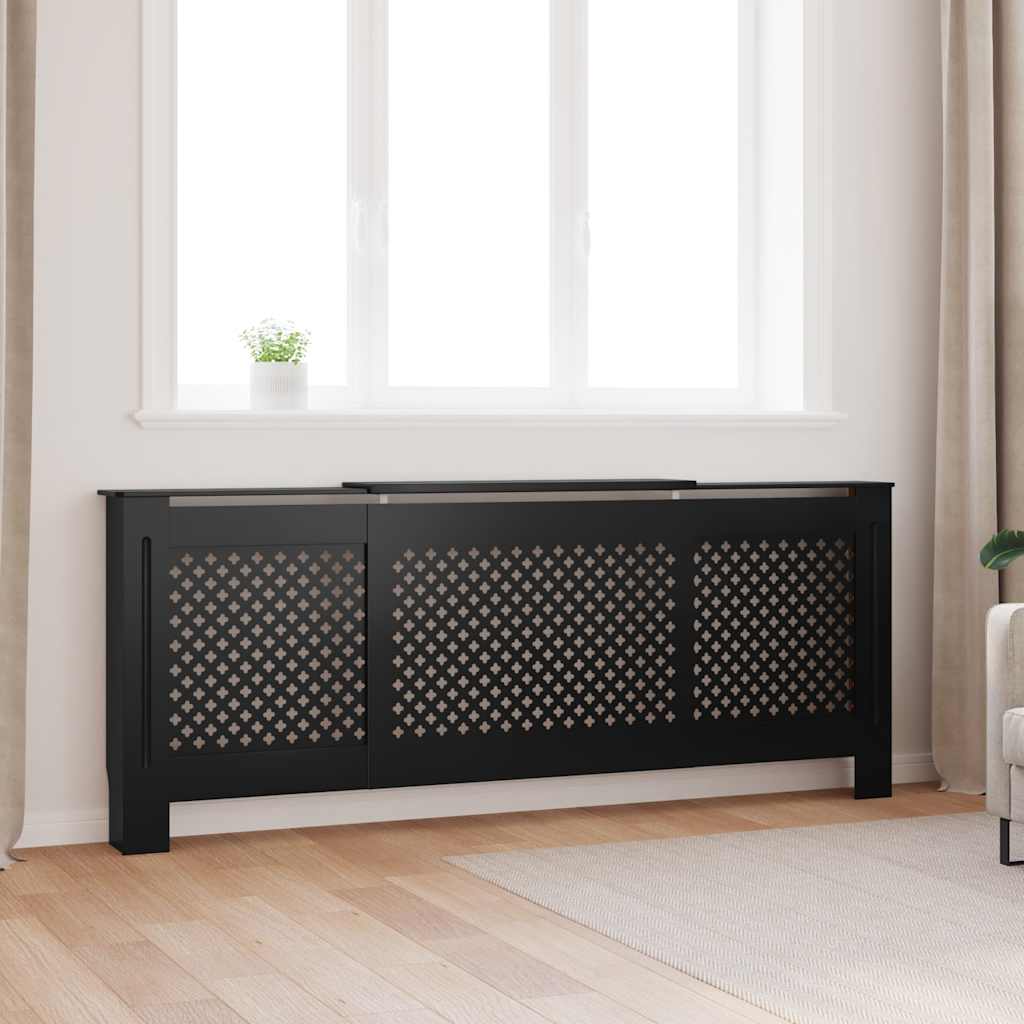 Construction de radiatorom vidaxl 205 cm mdf noir