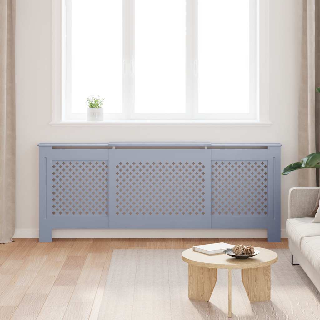 Construction de radiatorom vidaxl 205 cm mdf gris