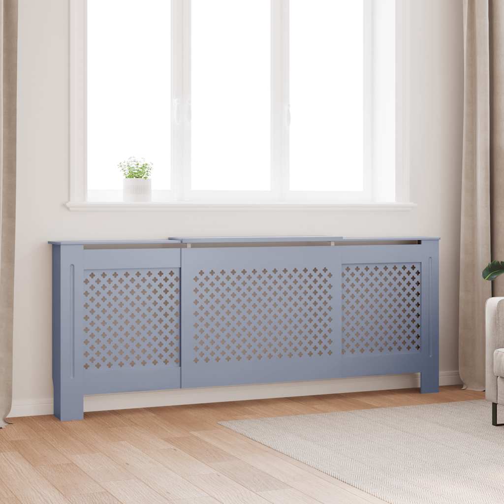 Construction de radiatorom vidaxl 205 cm mdf gris