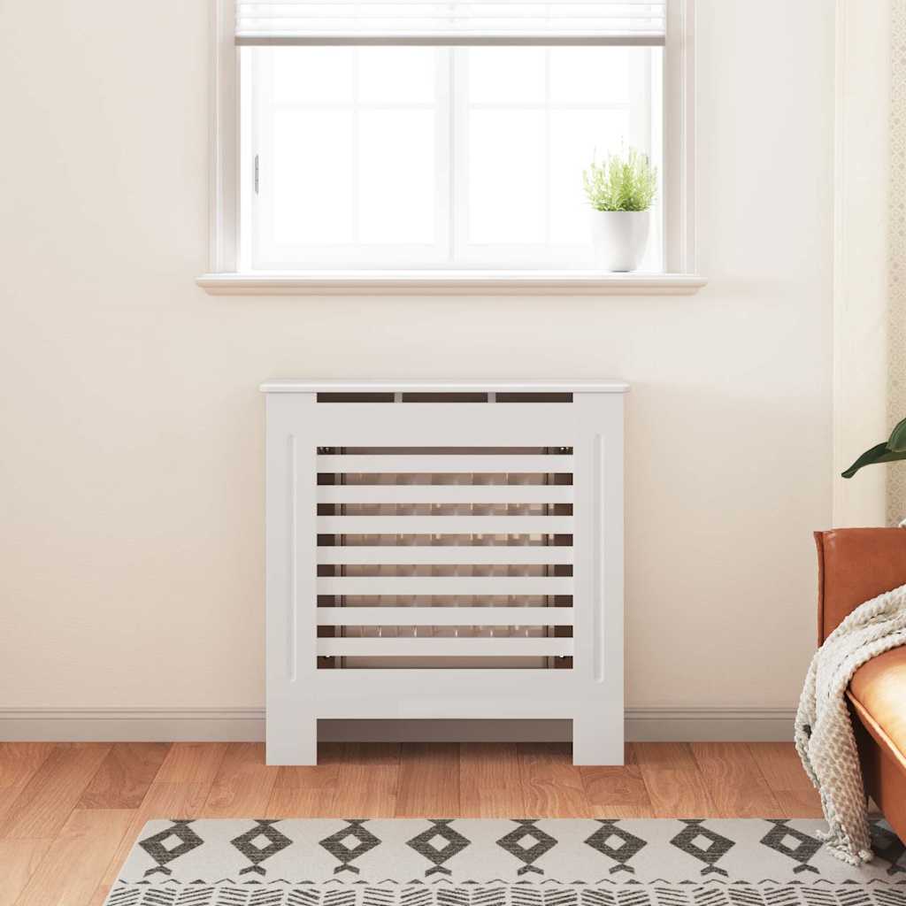 Construction de radiatorom vidaxl 78 cm mdf blanc
