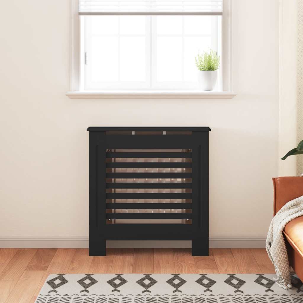 Construction de radiatorom vidaxl 78 cm mdf noir
