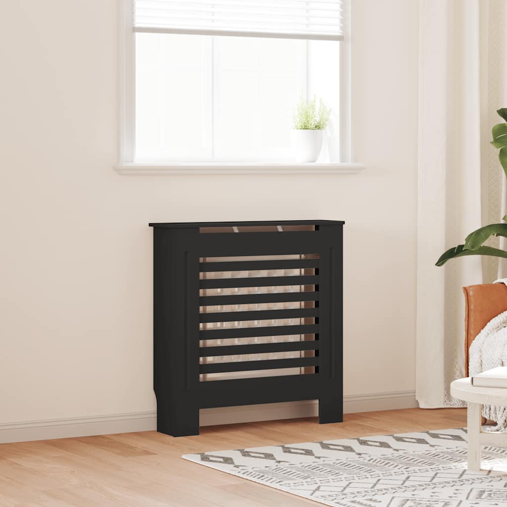 Construction de radiatorom vidaxl 78 cm mdf noir