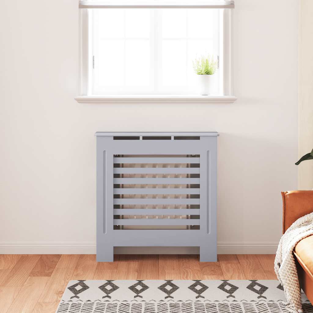 Construction de radiatorom vidaxl 78 cm mdf gris
