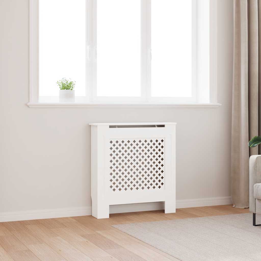 Construction de radiatorom vidaxl 78 cm mdf blanc