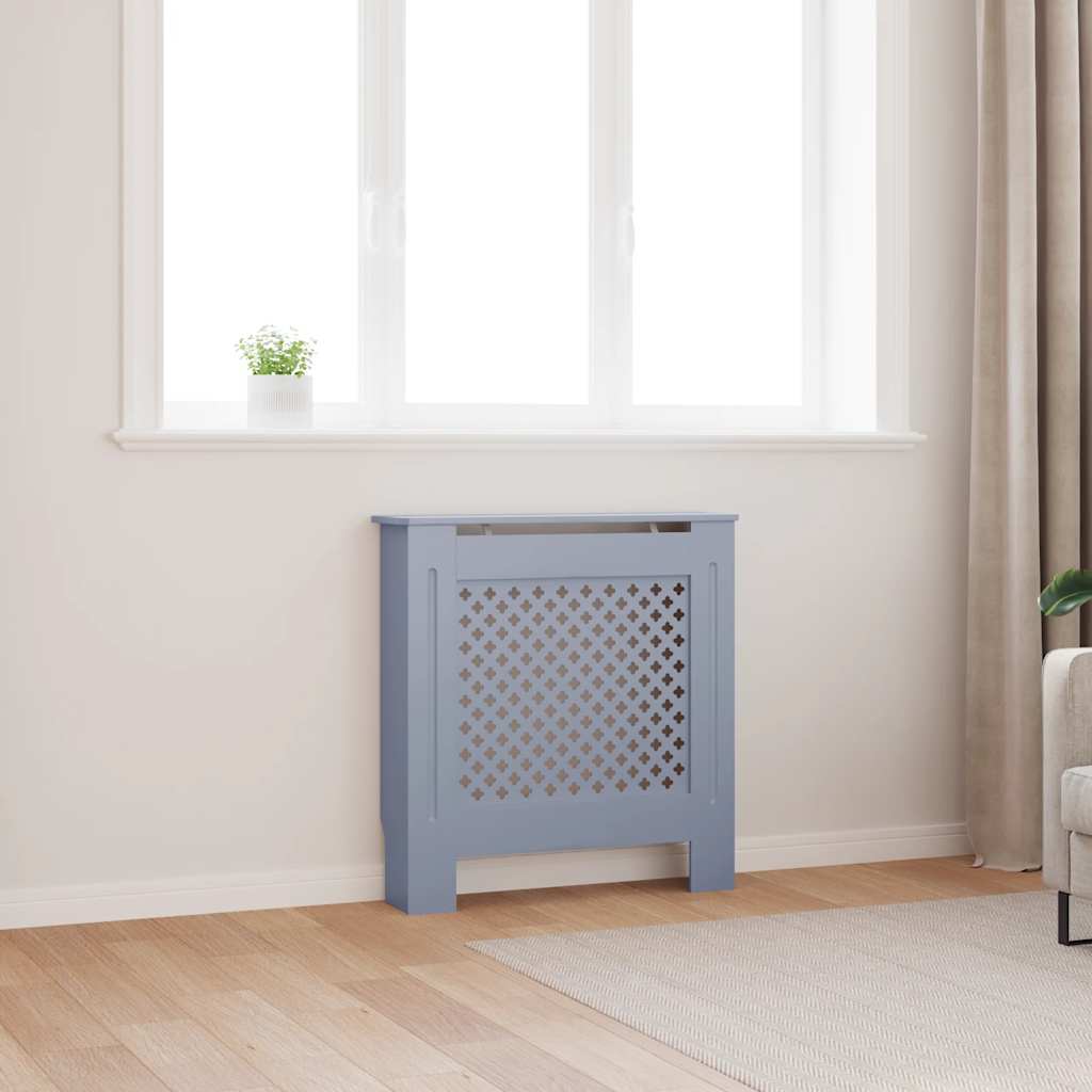 Construction de radiatorom vidaxl 78 cm mdf gris