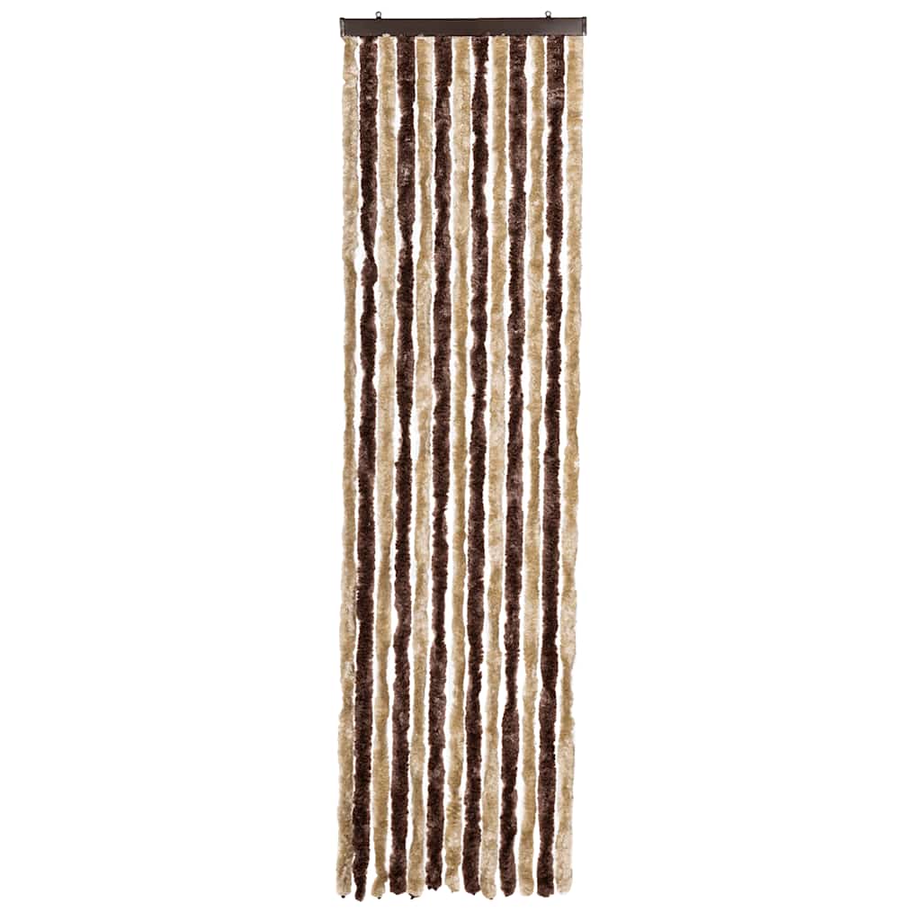 Vidaxl Fly Curtain 56x200 cm CHENILLE BEIGE ET BRORM LECT