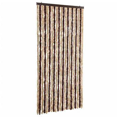 Vidaxl Fly Curtain 90x200 cm CHENILLE BEIGE et BRORM LUIL