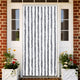 Vidaxl Fly Curtain 90x200 cm CHENILLE GREN ET BLANC