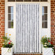 Vidaxl Fly Curtain 118x220 cm CHENILLE GREN ET BLANC