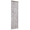 Vidaxl Fly Curtain 56x200 cm CHENILLE BRORN ET BEIGE