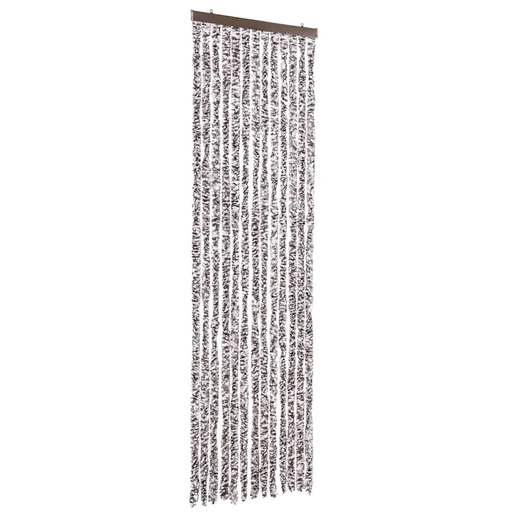 Vidaxl Fly Curtain 56x200 cm CHENILLE BRORN ET BEIGE