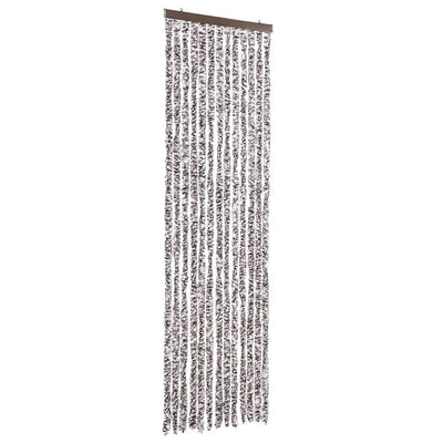 Vidaxl Fly Curtain 56x200 cm CHENILLE BRORN ET BEIGE