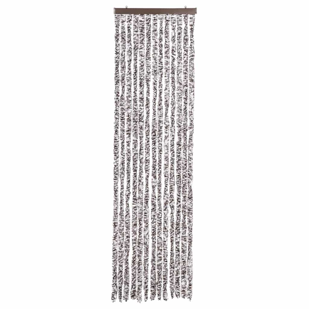 Vidaxl Fly Curtain 56x200 cm CHENILLE BRORN ET BEIGE