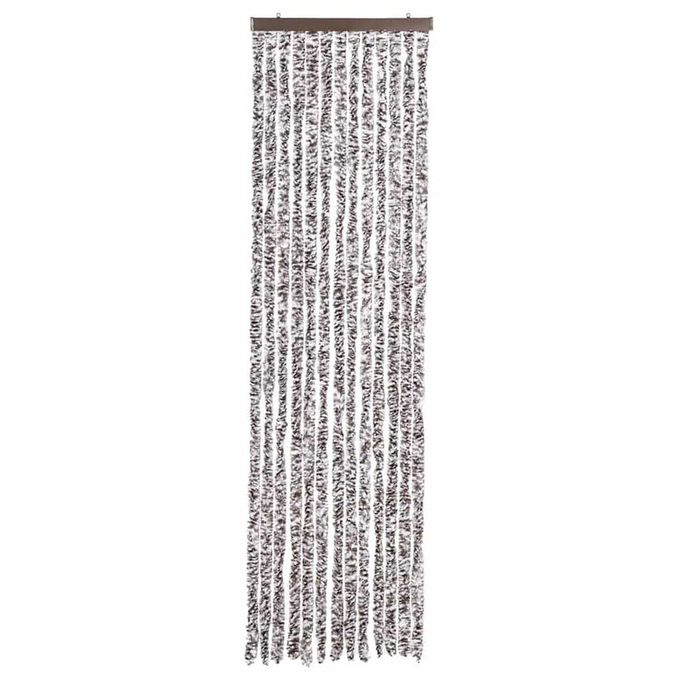 Vidaxl Fly Curtain 56x200 cm CHENILLE BRORN ET BEIGE