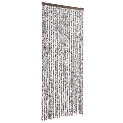 Vidaxl Fly Curtain 90x200 cm CHENILLE BRORN ET BEIGE