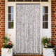 Vidaxl Fly Curtain 90x200 cm CHENILLE BRORN ET BEIGE