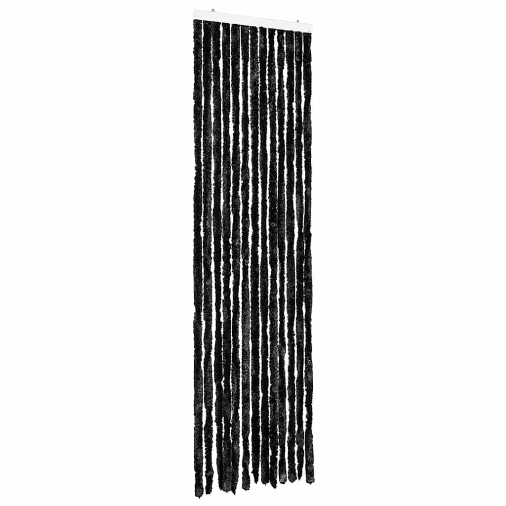 Vidaxl Fly Curtain 56x200 cm CHENILLE Anthracite