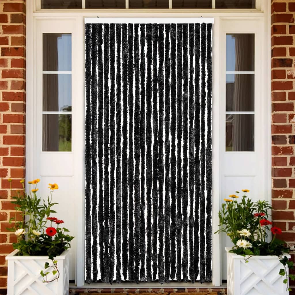 Vidaxl Fly Curtain 90x200 cm Anthracite de la chenille