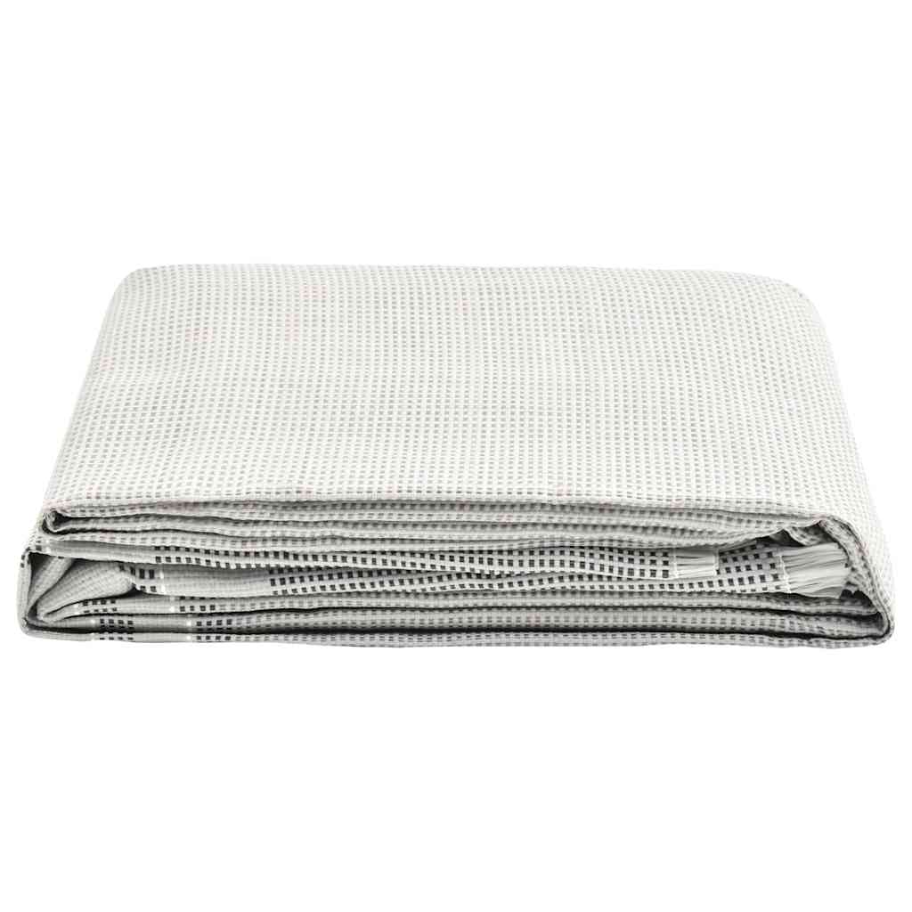 Tapis de tente Vidaxl 400x250 cm gris