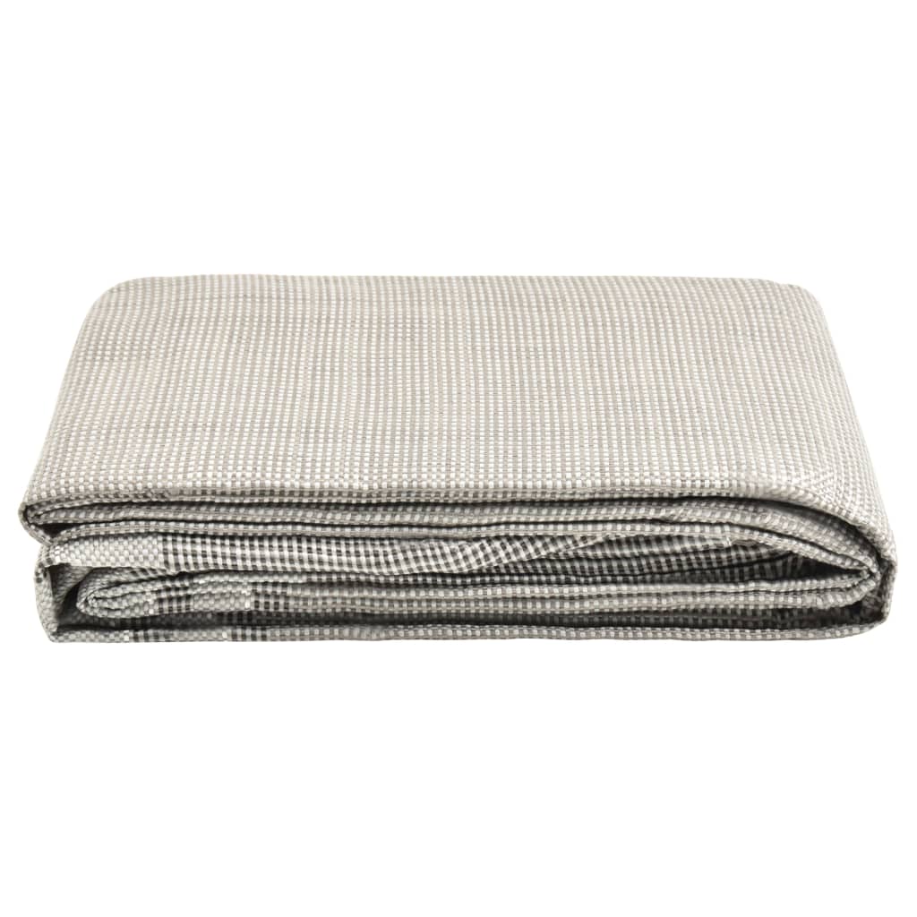 Tapis de tente Vidaxl 450x250 cm gris foncé