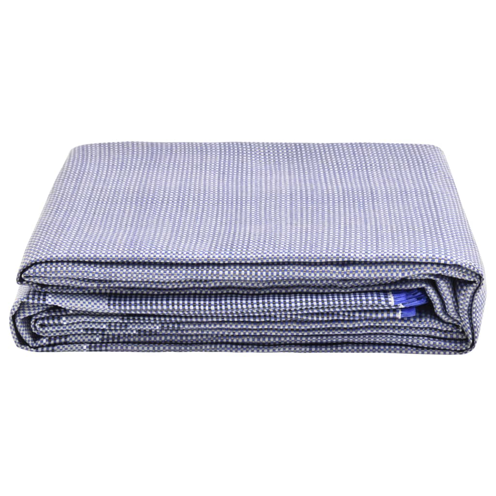 Tapis de tente Vidaxl 450x250 cm bleu
