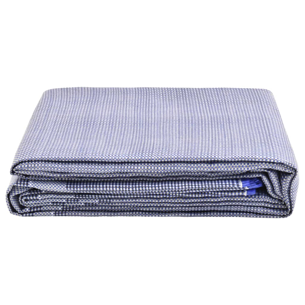 Tapis de tente Vidaxl 600x250 cm bleu