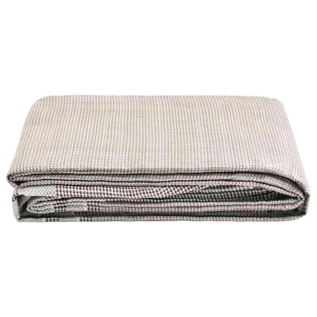 Tapis de tente Vidaxl 650x250 cm gris foncé