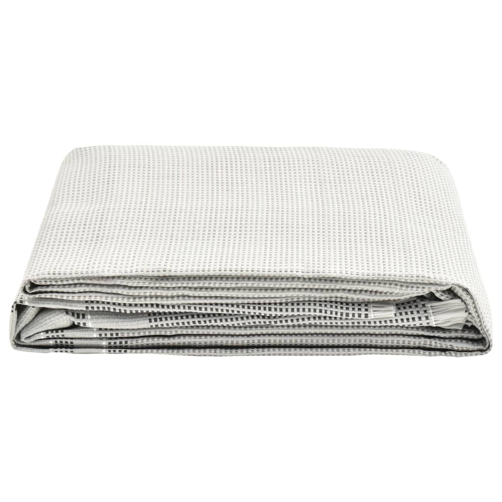 Tapis de tente Vidaxl 700x250 cm gris