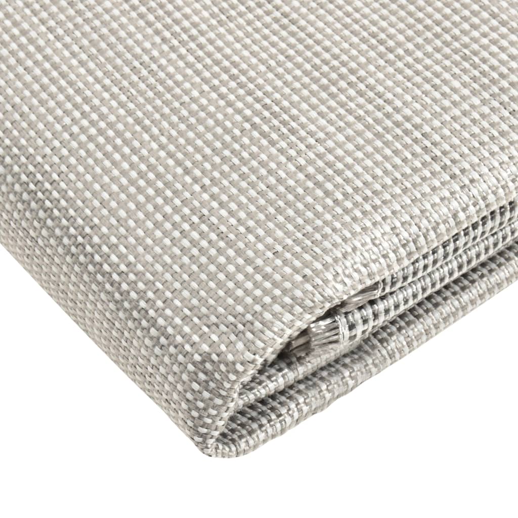 Tapis de tente Vidaxl 650x300 cm gris foncé
