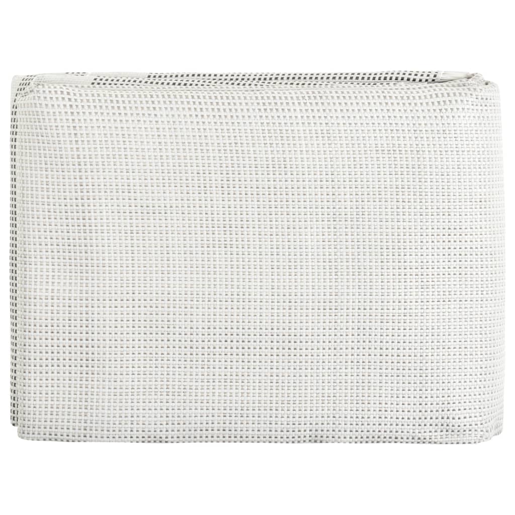 Tapis de tente Vidaxl 650x300 cm gris
