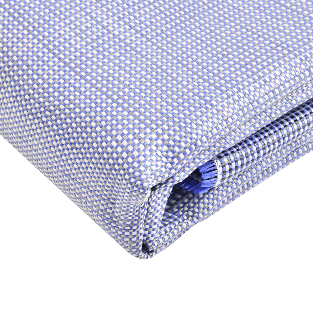 Tapis de tente Vidaxl 700x300 cm bleu