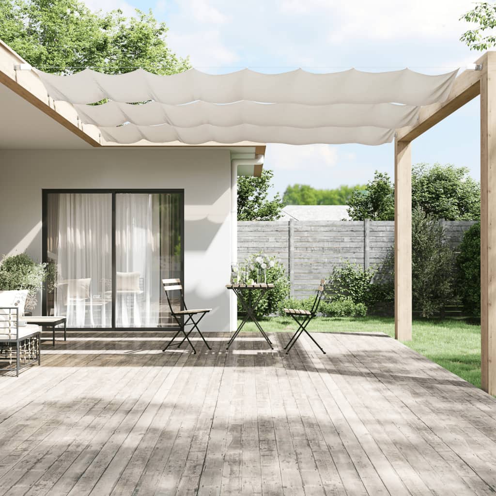 Vidaxl Luifel Vertical 60x420 cm Oxford Fabric blanc