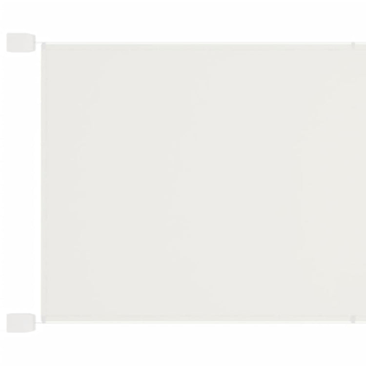 Vidaxl luifel vertical 60x600 cm tissu oxford blanc