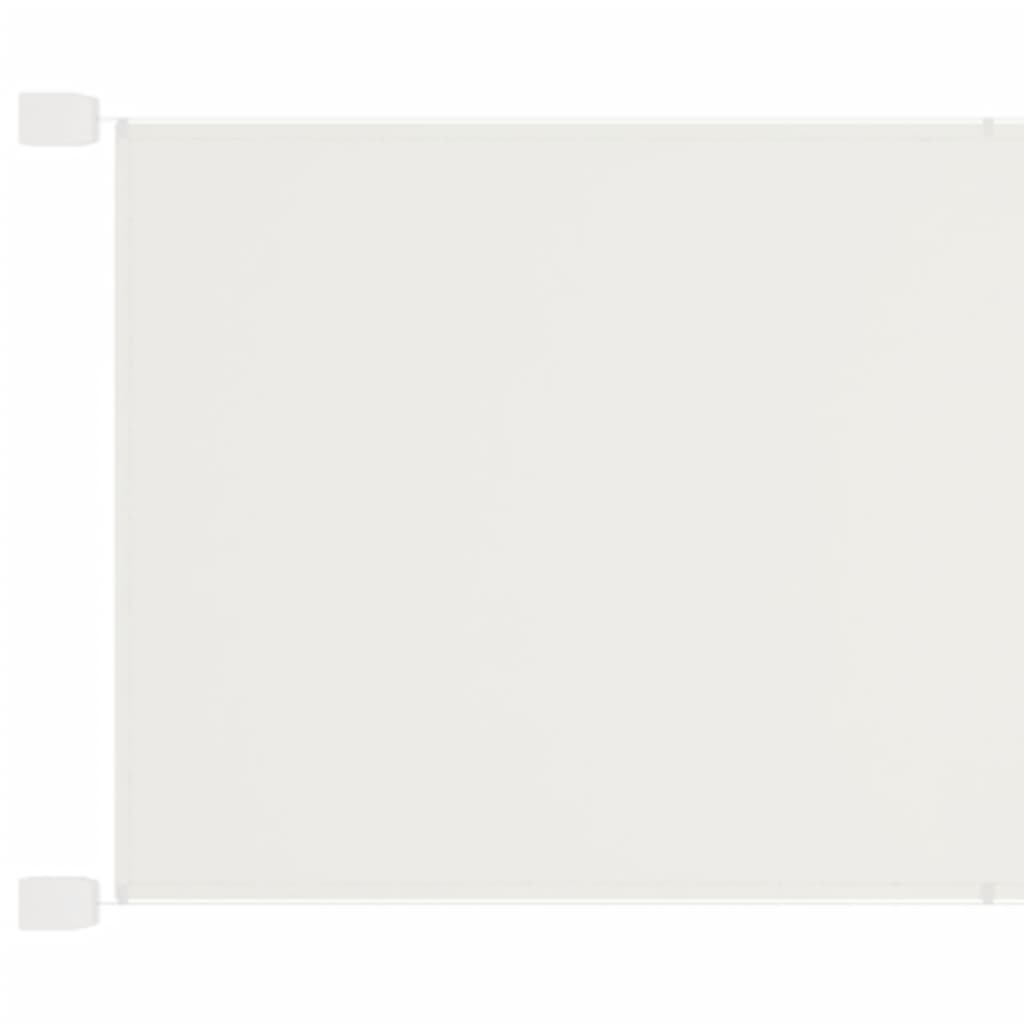 Vidaxl luifel vertical 100x270 cm tissu oxford blanc