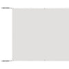 Vidaxl luifel vertical 100x1000 cm tissu oxford blanc