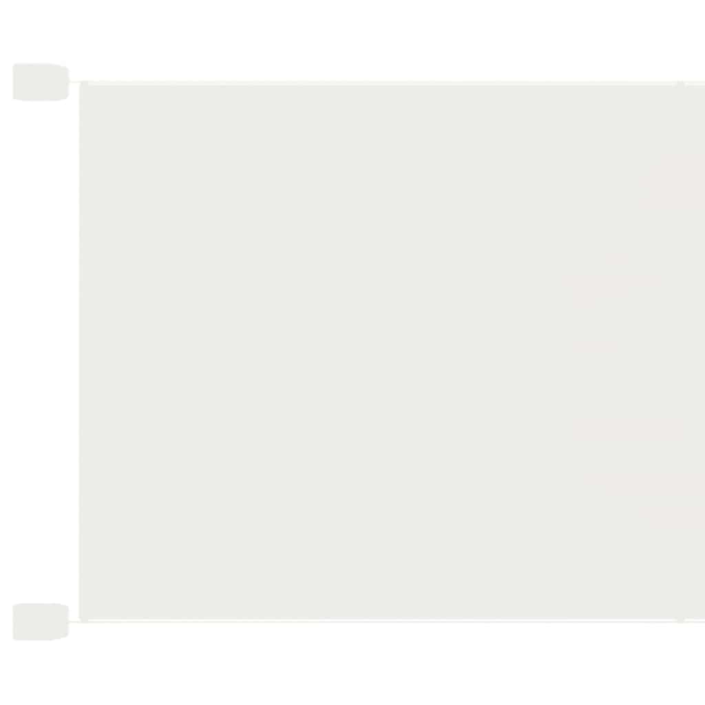 Vidaxl luifel vertical 140x420 cm tissu oxford blanc