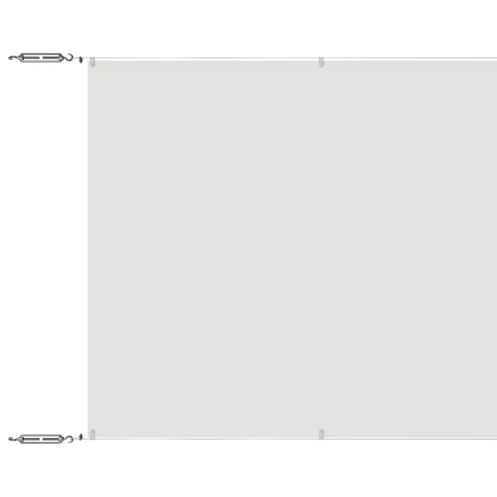 Vidaxl luifel vertical 140x800 cm tissu oxford blanc