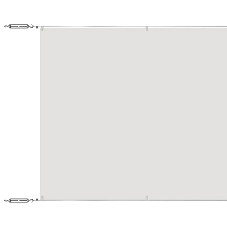 Vidaxl luifel vertical 140x800 cm tissu oxford blanc