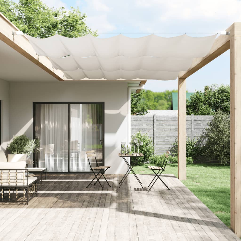Vidaxl luifel vertical 180x270 cm tissu oxford blanc