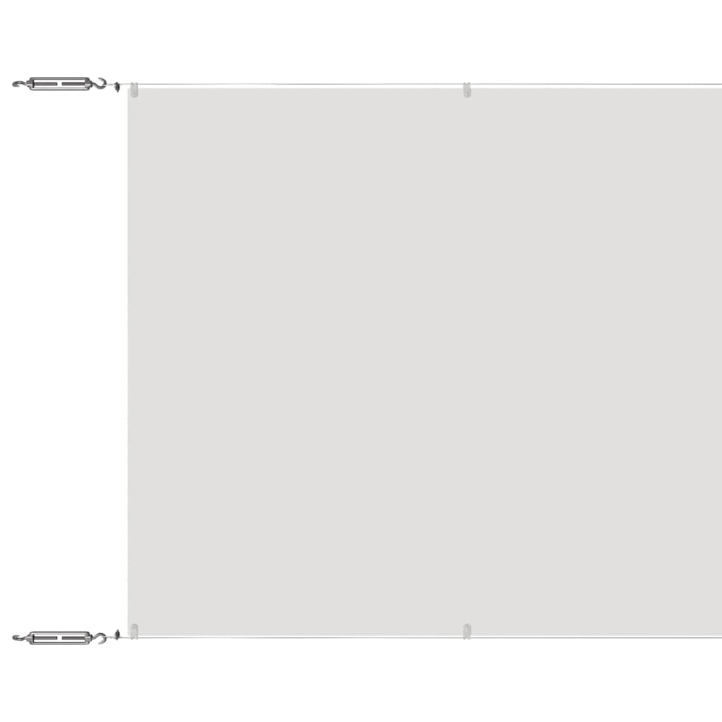 Vidaxl luifel vertical 180x1000 cm tissu oxford blanc