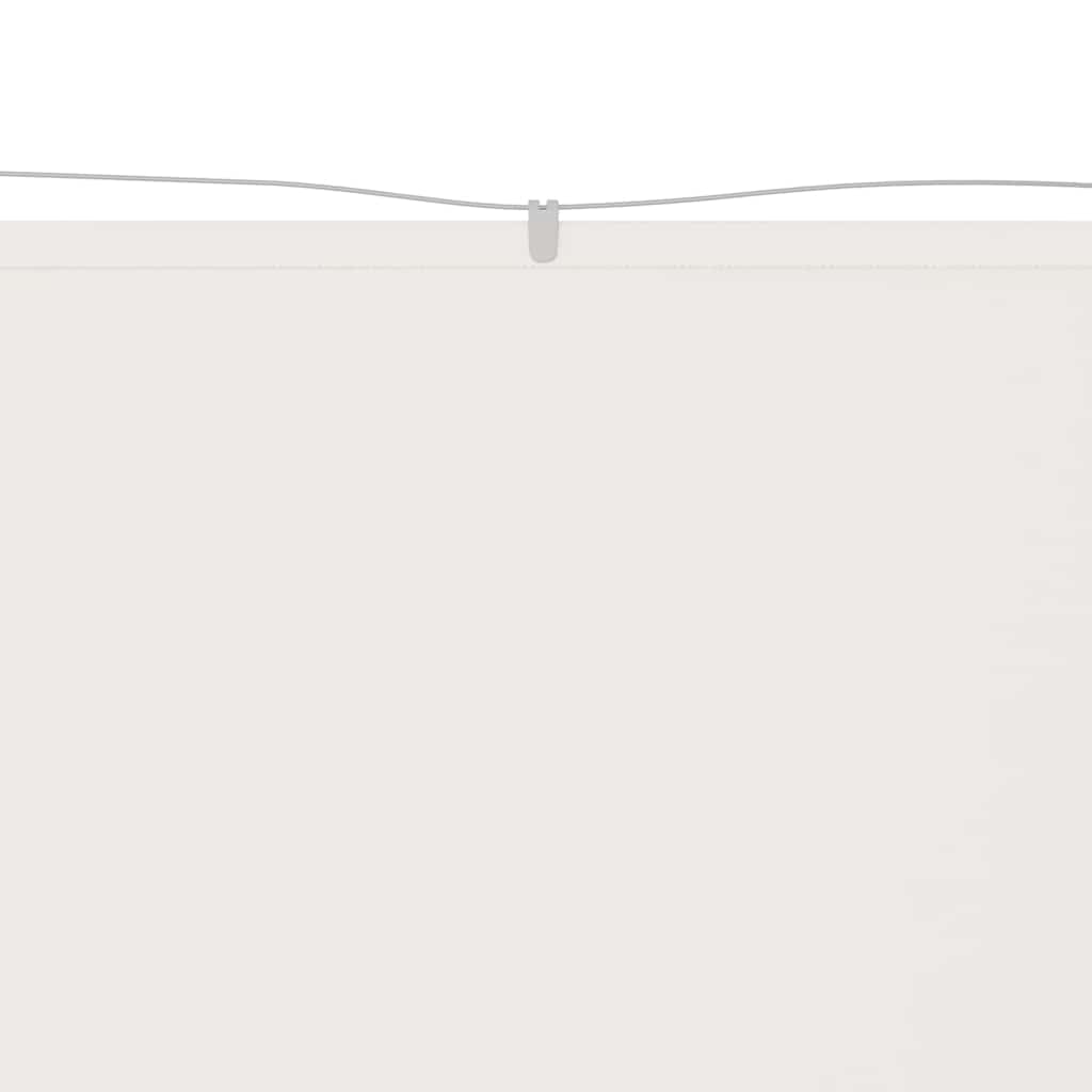 Vidaxl luifel vertical 180x1000 cm tissu oxford blanc