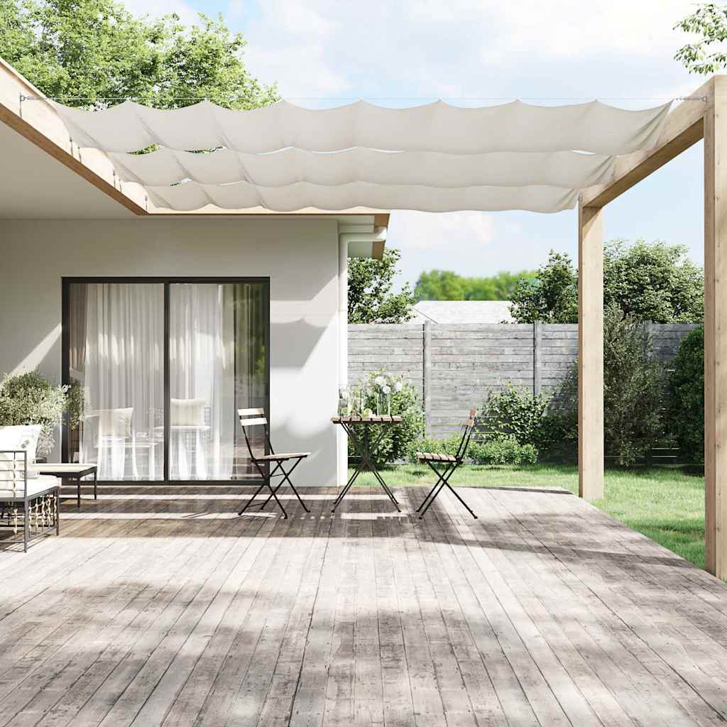 Vidaxl luifel vertical 180x1200 cm tissu oxford blanc