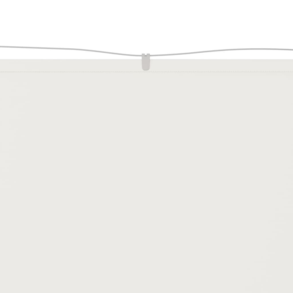 Vidaxl luifel vertical 200x420 cm tissu oxford blanc