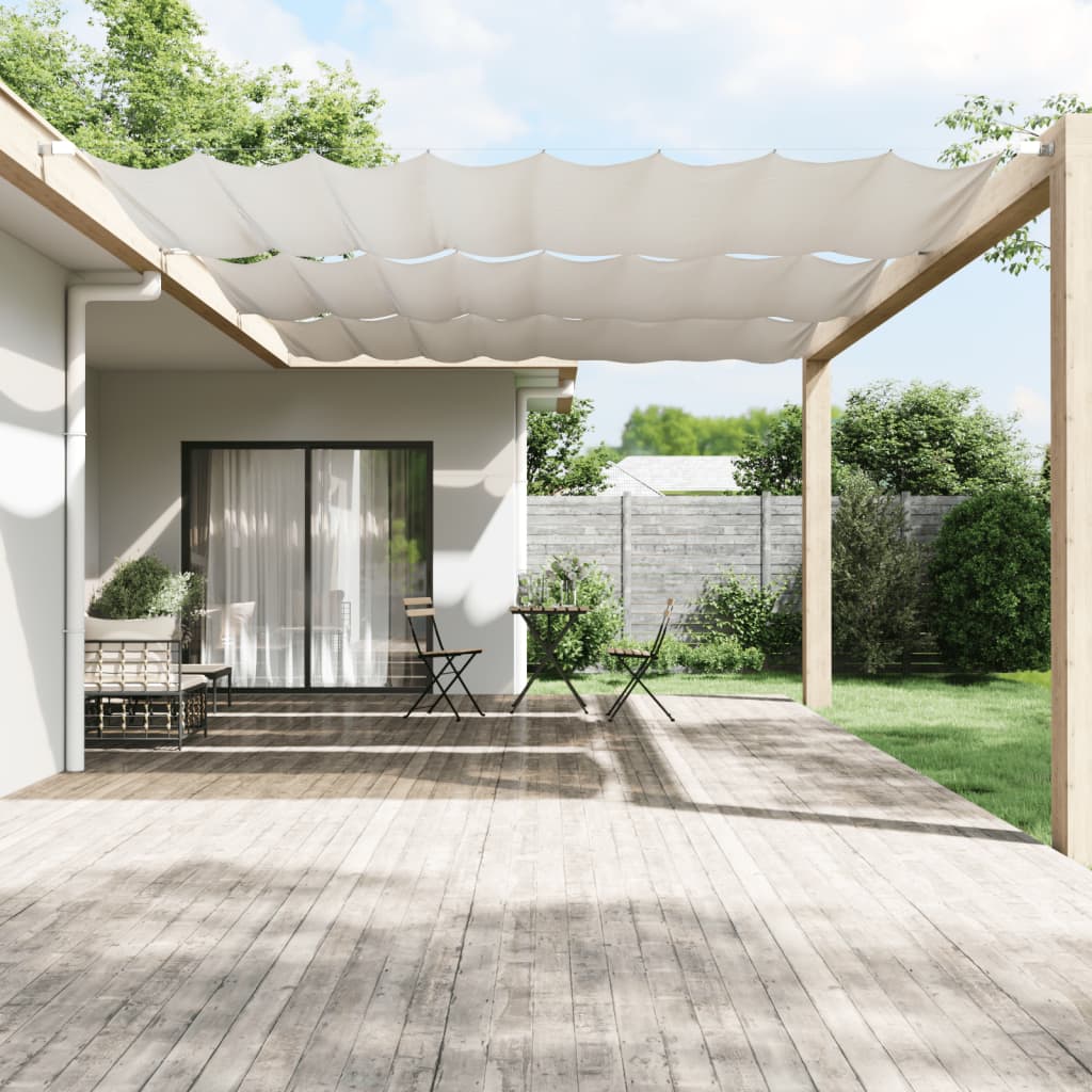 Vidaxl luifel vertical 200x420 cm tissu oxford blanc