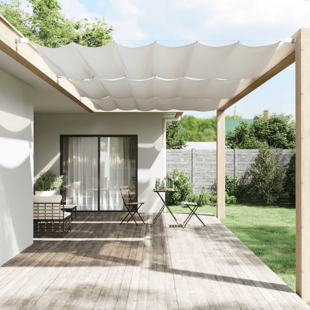 Vidaxl Luifel Vertical 250x270 cm Tissu oxford blanc