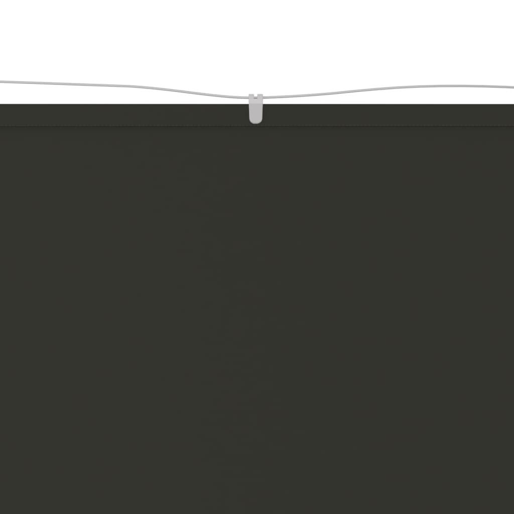 Vidaxl Luifel Vertical 100x600 cm Oxford Fabric Anthracite -Colored