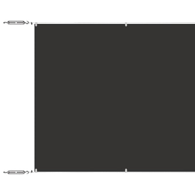 Vidaxl Luifel Vertical 100x1200 cm Oxford Fabric Anthracite -Colored