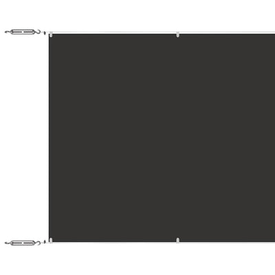Vidaxl Luifel Vertical 100x1200 cm Oxford Fabric Anthracite -Colored