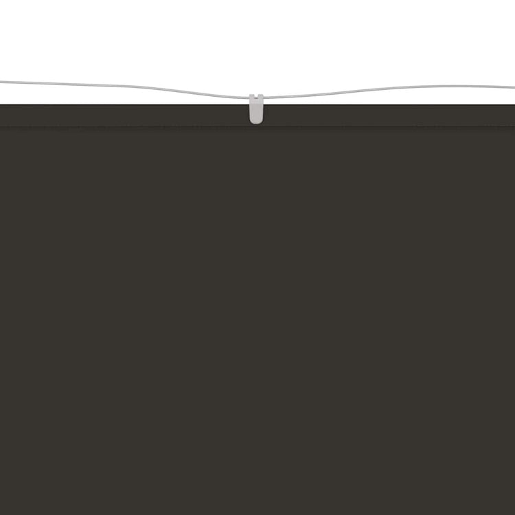 Vidaxl Luifel Vertical 100x1200 cm Oxford Fabric Anthracite -Colored