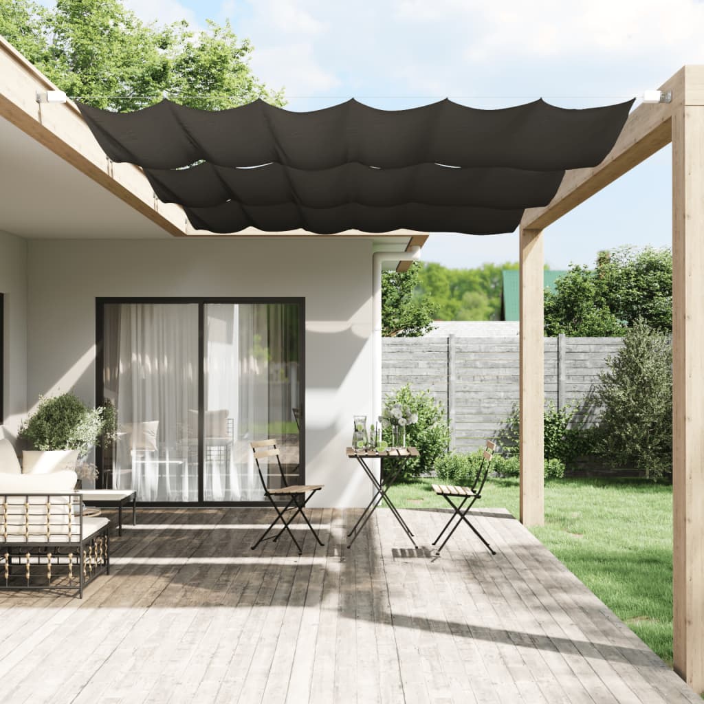Vidaxl Luifel Vertical 140x270 cm Oxford Fabric Anthracite -Colored